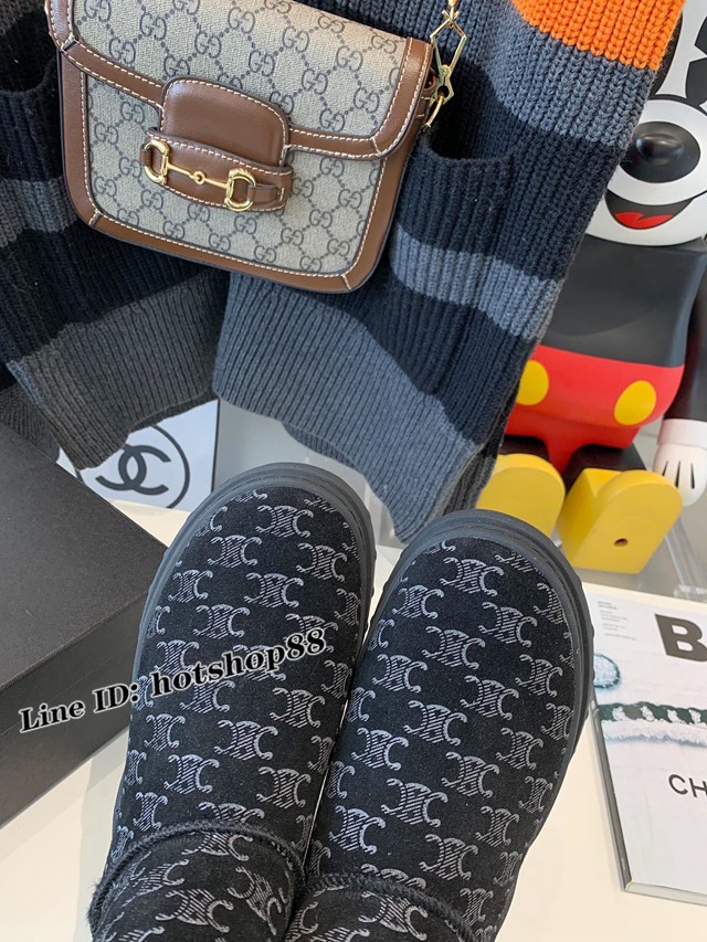 Celine專櫃女鞋 賽琳2021秋冬新款雪地靴 dx1234